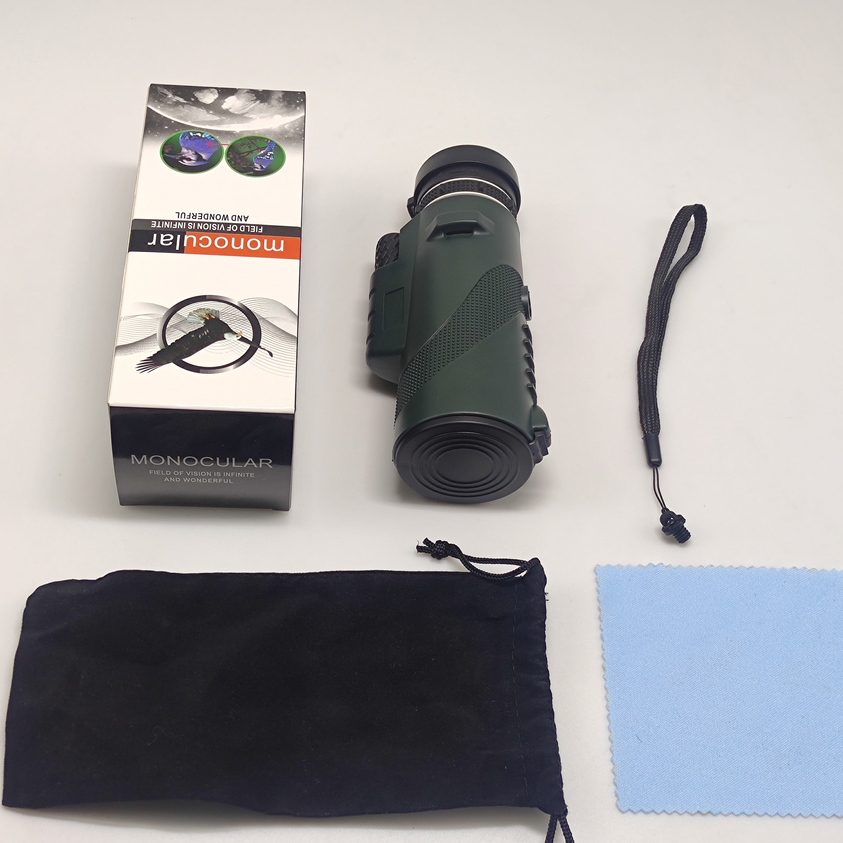 High Power Monocular Telescope for Hiking Bird Watching Travel