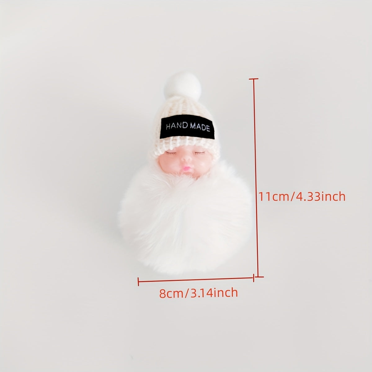 Sleeping Doll Keychain Plush Decoration
