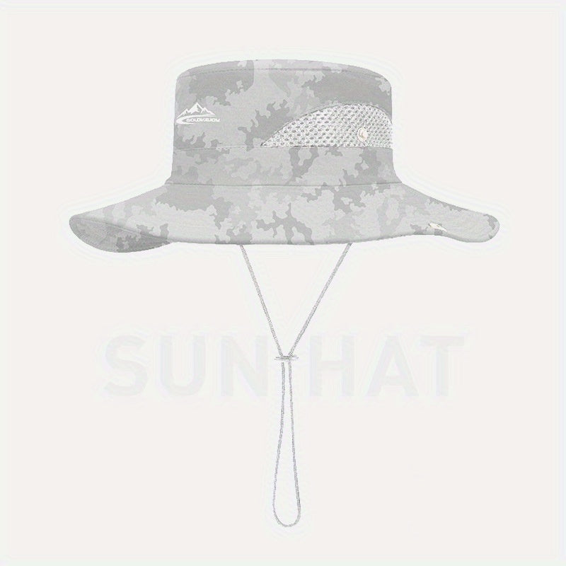 Summer Bucket Hat Breathable Large Brim Men Women