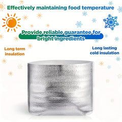 10pcs Waterproof Insulated Bags 34x23x33cm for Hot & Cold Items