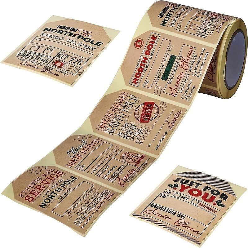 200pcs Christmas Gift Series Stickers And Labels