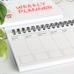 50 Sheets Tearable Planner Schedule Notebook for Home Office School