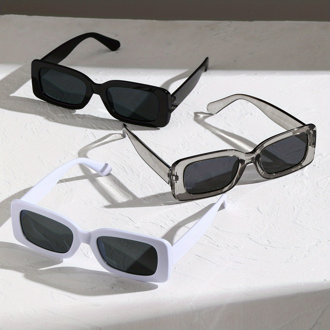 Y2K Rectangle Sunglasses Anti Glare UV400