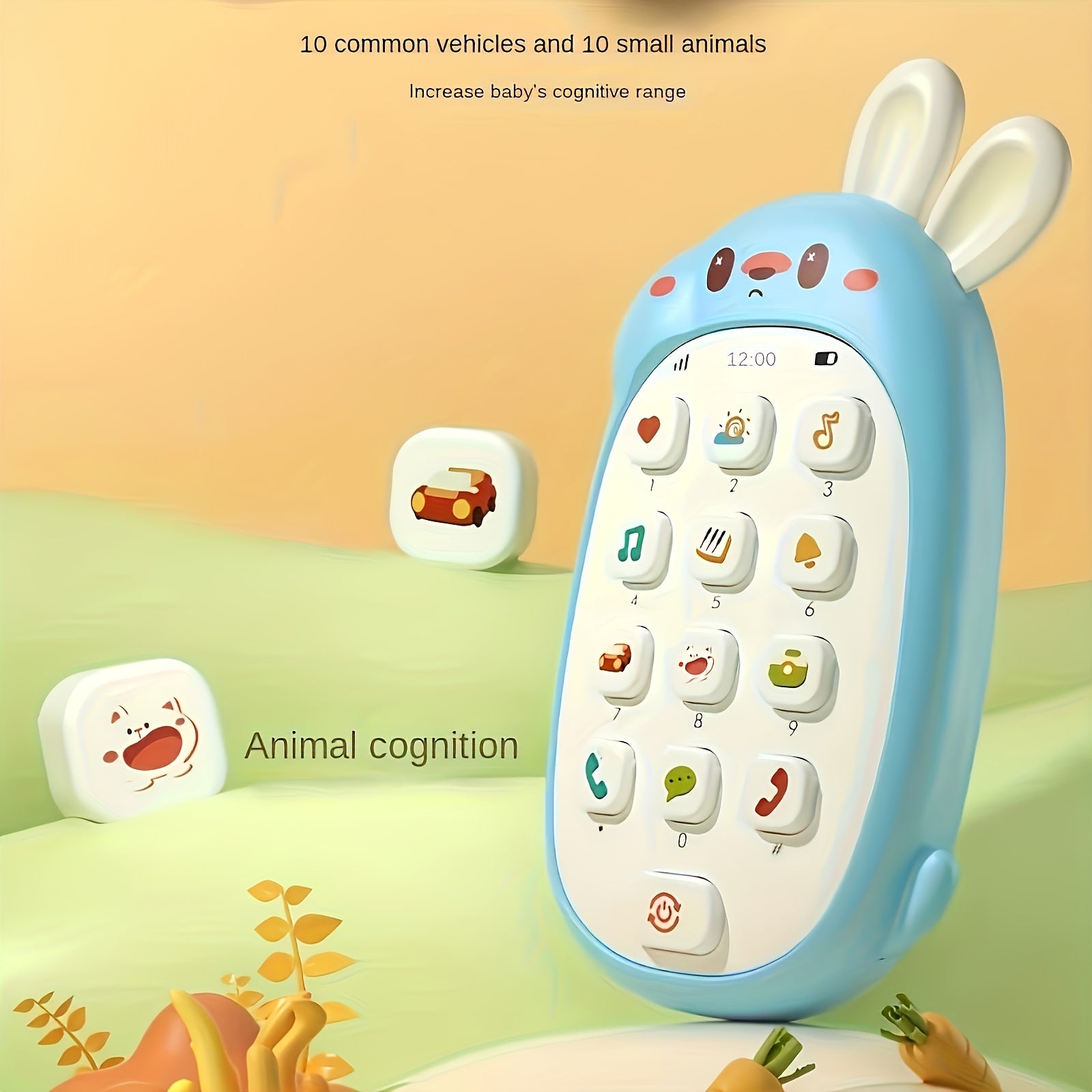 Rabbit Kids Mobile Toy with Light & Sound Perfect Gift