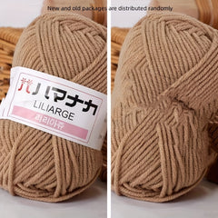1pc Milk Cotton Yarn Hand Knitting Thread Crochet Thread DIY Doll Wool