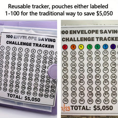 100 Envelope Challenge Binder Budget Planner