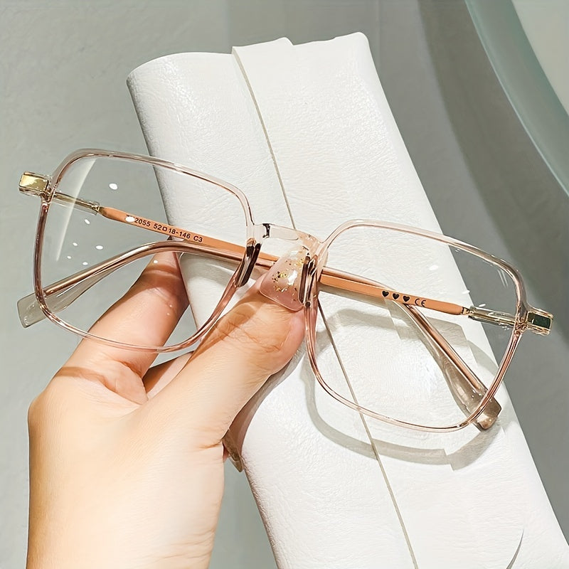 Square Frame Clear Lens Glasses For Men Women