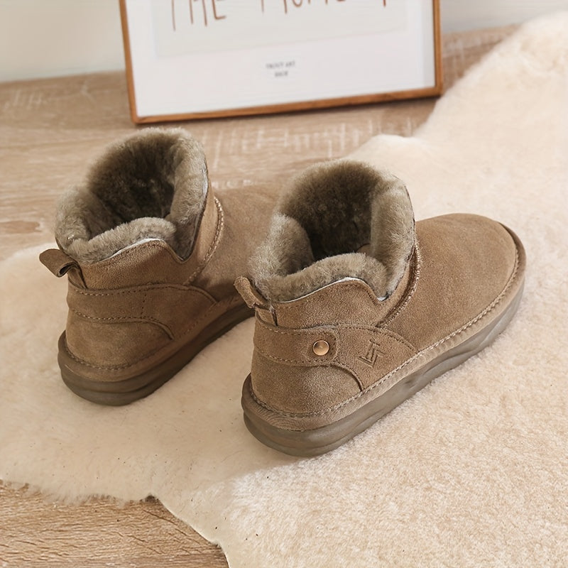 Non Slip Medium Tube Snow Boots for Women