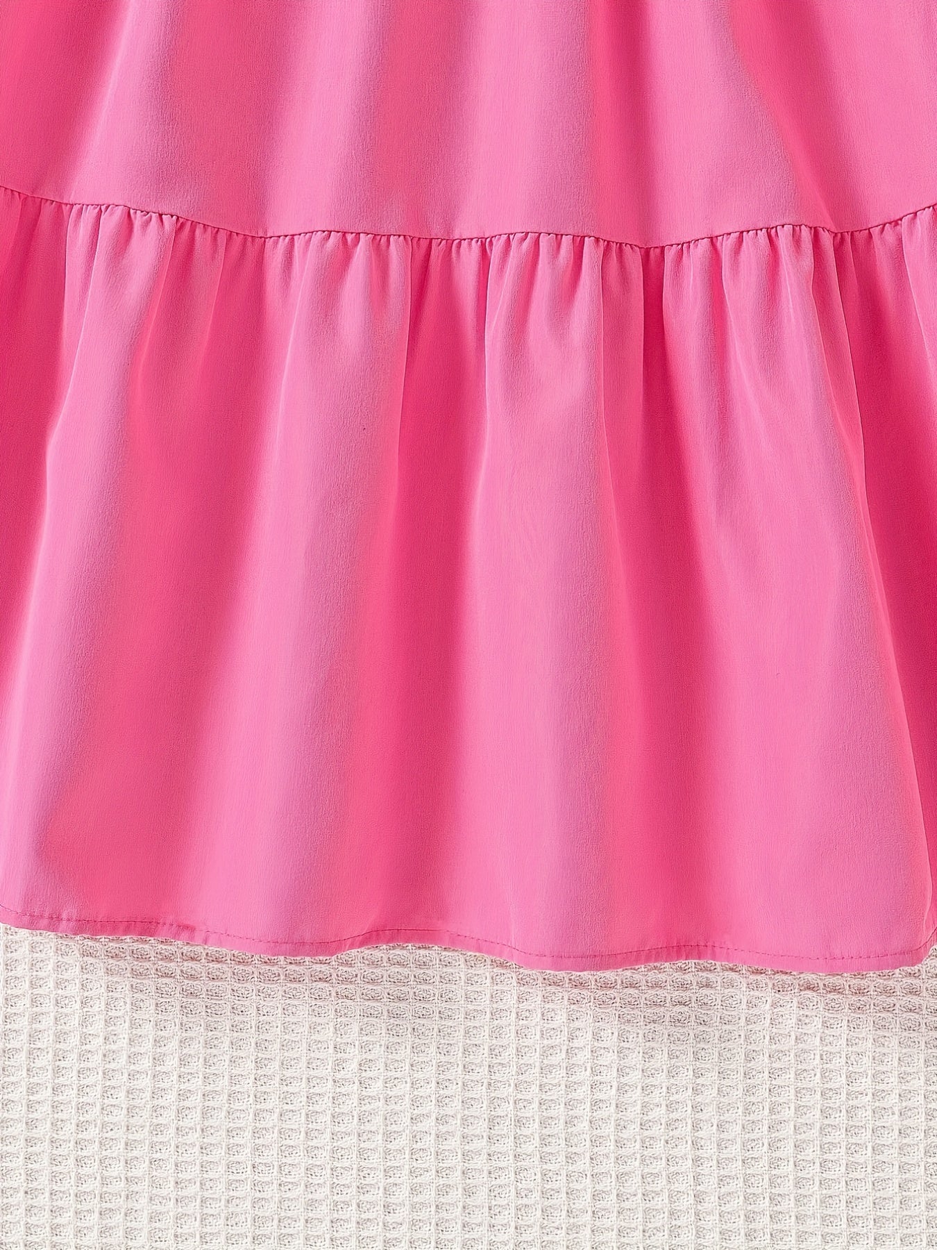 Girl's Retro Collar Floral Tunic Dress Party Kids Gift