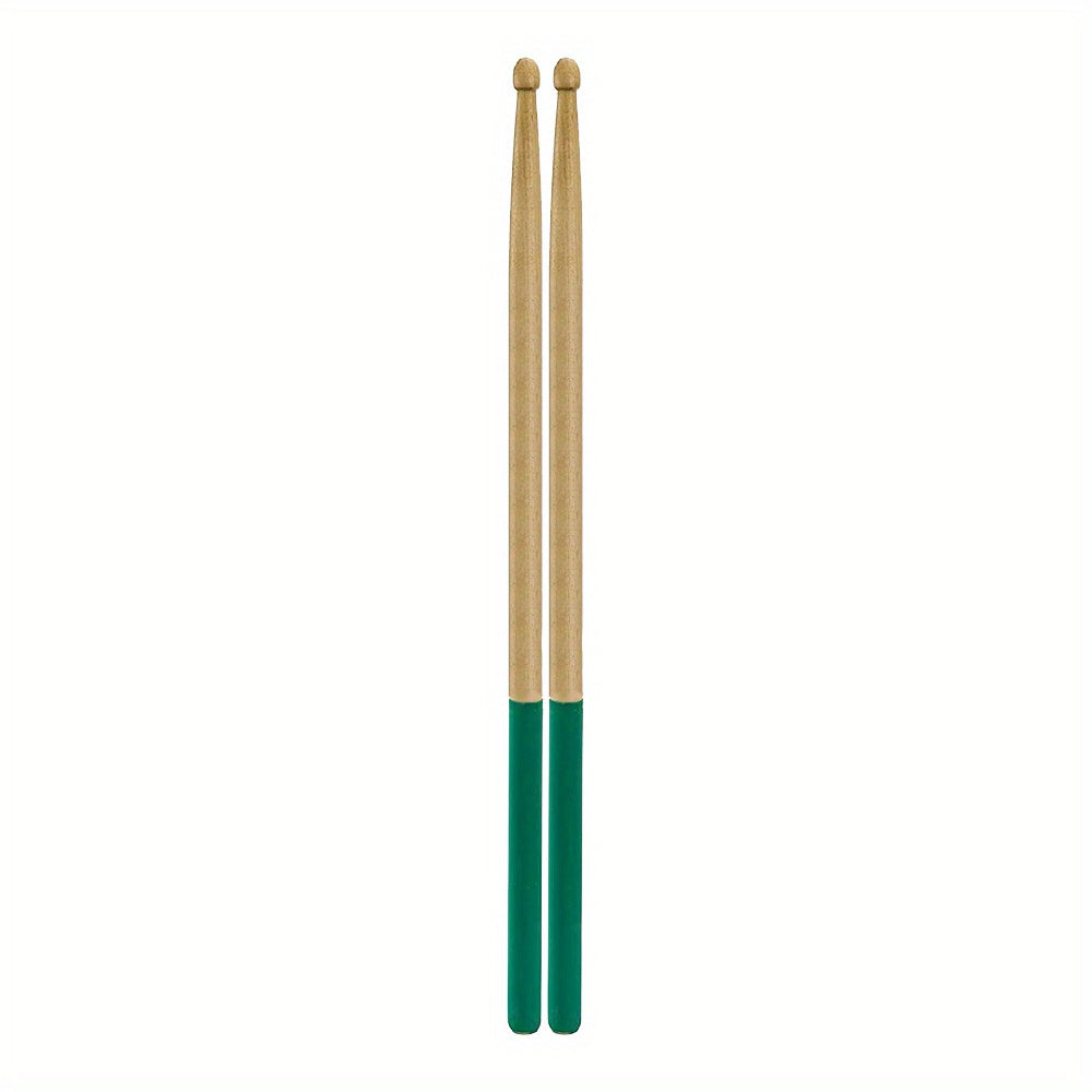 5A Maple Wood Tip Drumsticks with Non Slip Rubber Handle