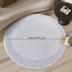 Soft Non Slip Round Floor Carpet Indoor Mat for Room Decor