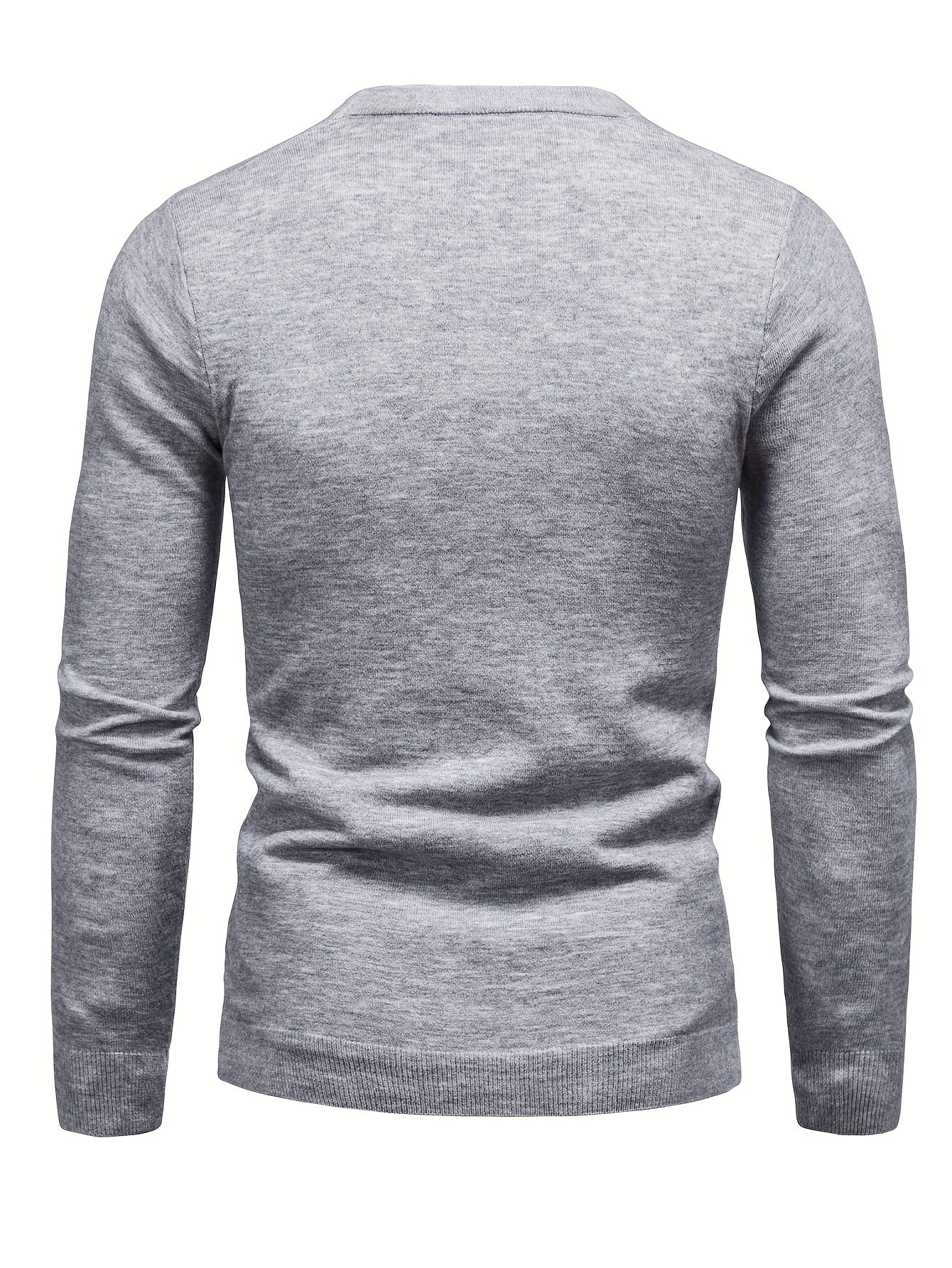 Men's Guitar Pattern Novel Sweater Warm Crew Neck Pullover