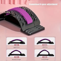 Lumbar Relief Device Back Stretch Massager Yoga Training Tool