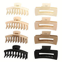8pcs Large Hair Claw Clips Matte Strong Hold Big Jaw Clips for Women
