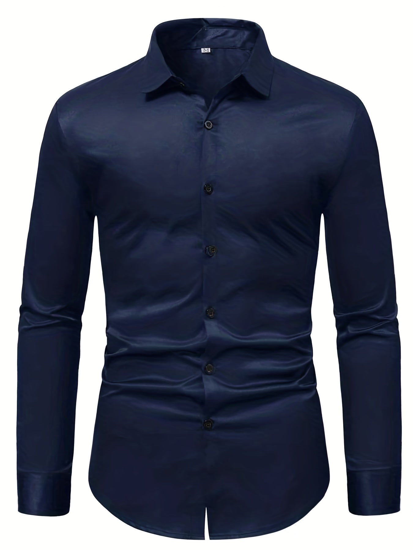 Men's Classic Long Sleeve Shirt Button Up Semi-Formal Casual Business Wear
