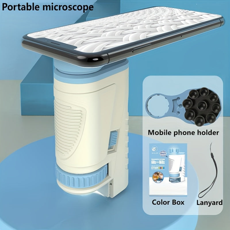 Kids Portable Microscope Monocular Tube Science Toy