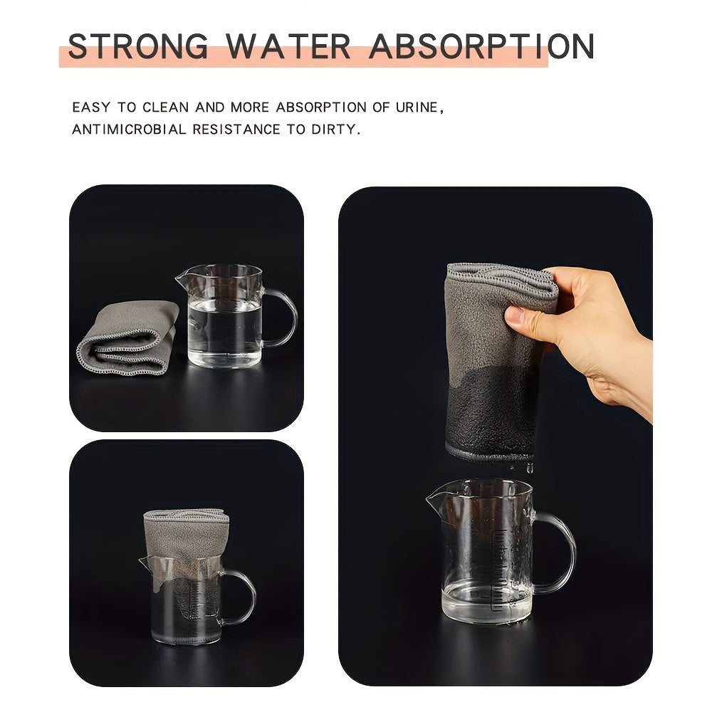 2pcs Reusable 4 Layers Bamboo Charcoal Diaper Pads - Keep Baby Fresh & Odor-Free