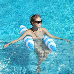 Inflatable Floating Bed for Pool and Beach Water Hammock Lounge Chair