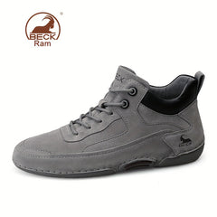Men's Lace up Boots Casual Walking Shoes