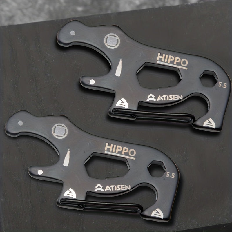 Hippo Shaped Key Buckle for Camping Hiking