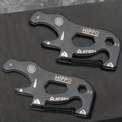 Hippo Shaped Key Buckle for Camping Hiking
