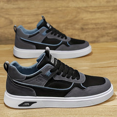 Men's Lace up Skate Shoes Good Grip Breathable Walking Shoes