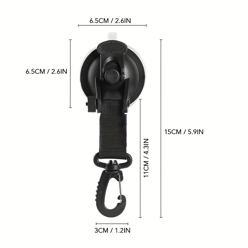 Car Tent Suction Cup with Fixed Hook for Sunscreen and Rain Shelter