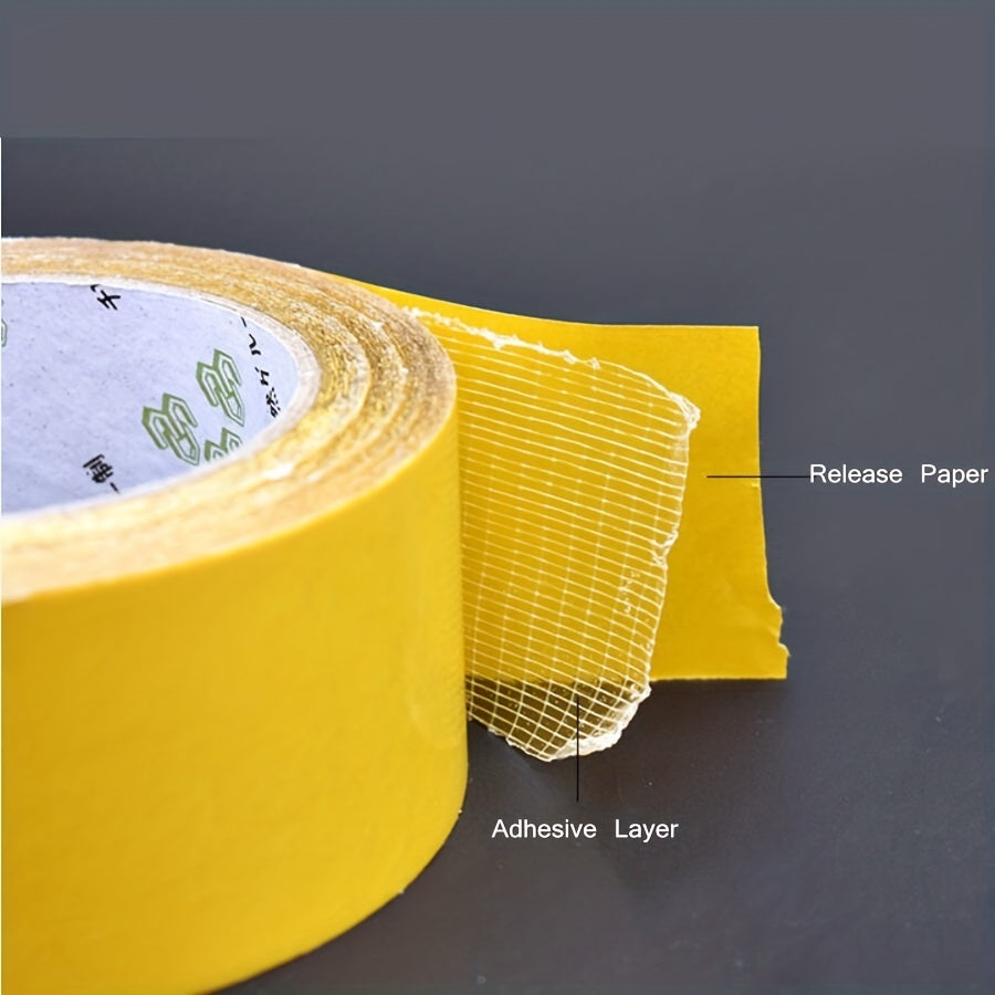 High Viscosity Double Sided Mesh Tape for Glass - Transparent