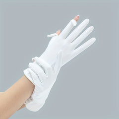Ice Viscose Sunscreen Gloves Female UV Protection Touch Screen Anti Gloves