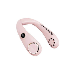 Portable Neck Fan for Outdoor Sports with LED + USB Strap