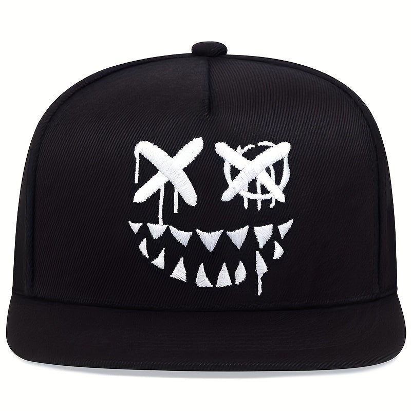 Ghost Face Embroidery Baseball Cap Unisex Couple Snapback Hat