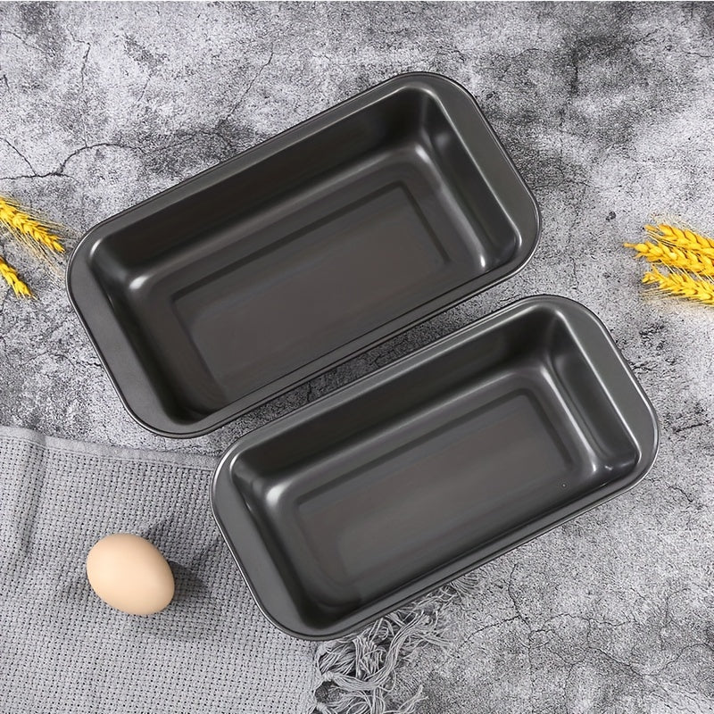 2pcs Non Stick Carbon Steel Bread Pan for Home and Outdoor Use