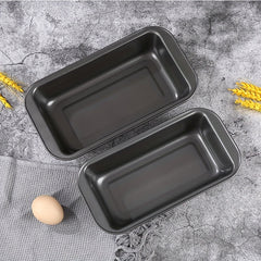 2pcs Non Stick Carbon Steel Bread Pan for Home and Outdoor Use