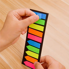 Fluorescence Colour Paper Memo Pad Sticky Notes Bookmark Marker