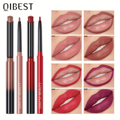 Matte Lip Liner Pencil Lipstick Set Colorfast Waterproof Nude Lip Liner