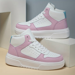 Women's Lightweight Chunky Sneakers - Casual Versatile Skate Shoes