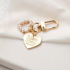 Ocean Style Keychain for Women Metal Love Bag Phone Car Key Pendant