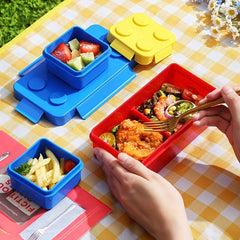 Portable Insulated Building Block Salad Container