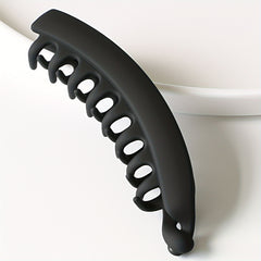 Vintage Solid Hair Claw Banana Clip Ponytail Hair Clip