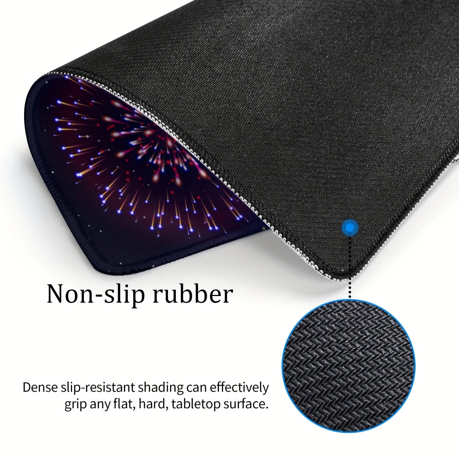 Fireworks Pattern Gaming Mousepad