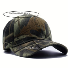 Men's Camo Forest Baseball Cap Sun Protection Hat