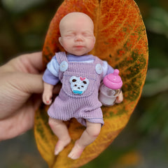 6" Mini Palm Reborn Doll Girl Pascale Soft Silicone Bebe Reborn Doll