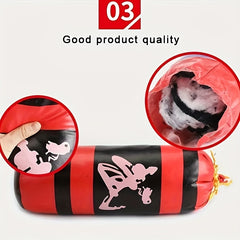 Boxing Punching Bag With Gloves - Fitness Training Sandbag