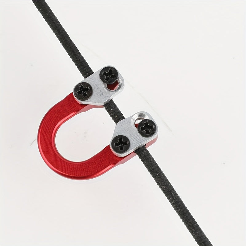 Metal D Ring Compound Bow w/ U-shaped Buckle Grip Splicing Buckle