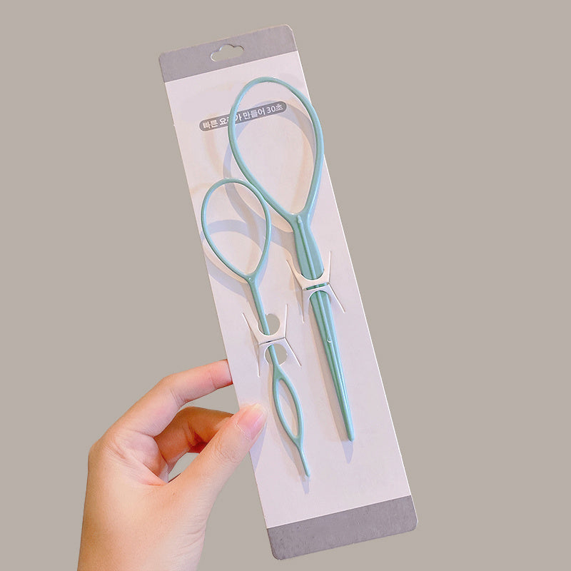 2pcs Hair Loop Styling Tool Hair Braiding Accessories