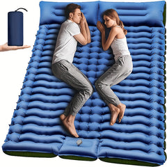 Outdoor Double Sleeping Pad - Comfortable Portable Inflatable Air Mat