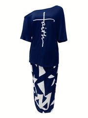  Casual Outfits: Women's Plus Two Piece Set