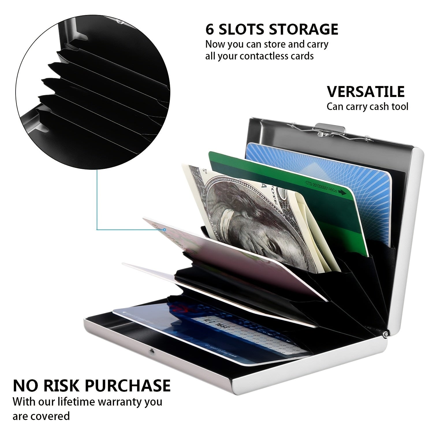 RFID Credit Card Holder Men Wallet Short Purse