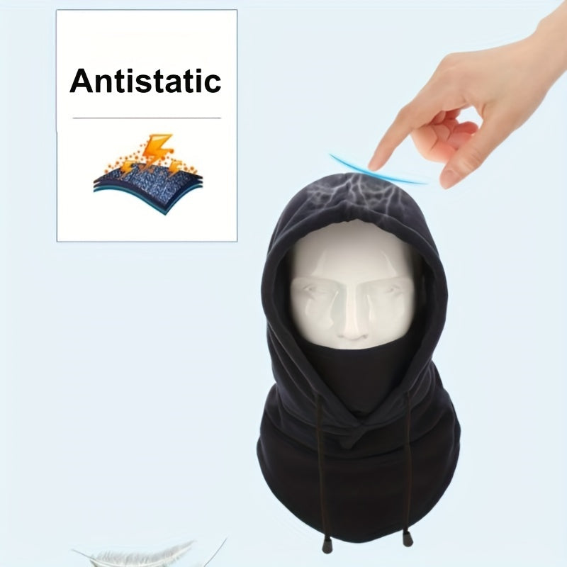 Thickened Windproof Fleece Ski Mask for Men and Women