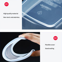 Refrigerator Crispers Lunch Box Portable Snack Storage Box